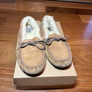 UGG moccasins in chestnut. Women’s size 8.